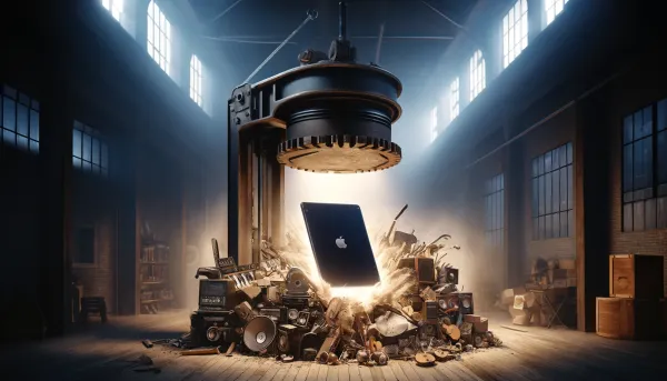 Apple's New Ad Sparks Controversy for Wanton Destruction of Creative Tools